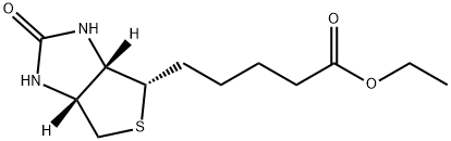 ethyl [3aS-(3aalpha,4beta,6aalpha)]-hexahydro-2-oxo-1H-thieno[3,4-d]imidazole-4-valerate 結(jié)構(gòu)式