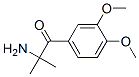 1-Propanone,  2-amino-1-(3,4-dimethoxyphenyl)-2-methyl- Struktur