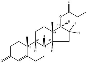 Testosterone-d3 Propionate Struktur