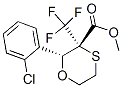 (2R,3S)-METHYL 2-(2-CHLOROPHENYL)-3-(TRIFLUOROMETHYL)-1,4-OXATHIANE-3-CARBOXYLATE Struktur