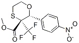 (2R,3S)-METHYL 2-(4-NITROPHENYL)-3-(TRIFLUOROMETHYL)-1,4-OXATHIANE-3-CARBOXYLATE Struktur