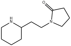 1-(2-PIPERIDIN-2-YL-ETHYL)-PYRROLIDIN-2-ONE Struktur