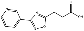 3-(3-PYRIDIN-3-YL-1,2,4-OXADIAZOL-5-YL)PROPANOIC ACID Struktur