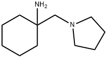 1-PYRROLIDIN-1-YLMETHYL-CYCLOHEXYLAMINE Struktur