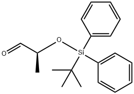 (S)-2-(tert-Butyldiphenylsilanyloxy)propionaldehyde Struktur