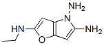 4H-Furo[3,2-b]pyrrole-2,4,5-triamine,  N2-ethyl- Struktur