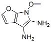 6H-Furo[2,3-b]pyrrole-4,5-diamine,  6-methoxy- Struktur