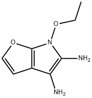 6H-Furo[2,3-b]pyrrole-4,5-diamine,  6-ethoxy- Struktur