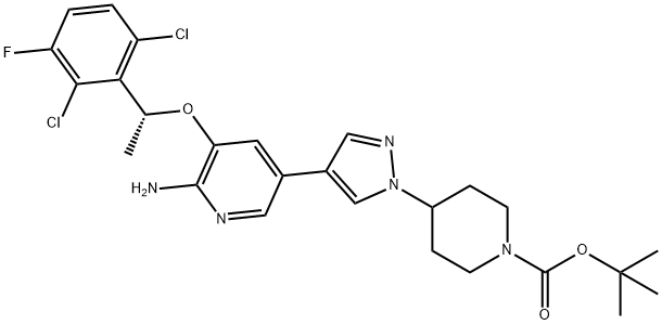 克唑替尼中間體3 結(jié)構(gòu)式