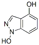 1H-Indazol-4-ol,  1-hydroxy- Struktur