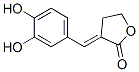 2(3H)-Furanone, 3-[(3,4-dihydroxyphenyl)methylene]dihydro- (9CI) Struktur