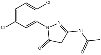 1-(2,5-Dichlorophenyl)-3-propeneamido-5-pyrazolone Struktur