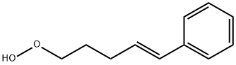 (E)-5-PHENYL-4-PENTENYL HYDROPEROXIDE Struktur