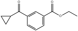 3-CARBOETHOXYPHENYL CYCLOPROPYL KETONE price.