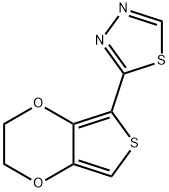 1,3,4-Thiadiazole,  2-(2,3-dihydrothieno[3,4-b]-1,4-dioxin-5-yl)- Struktur