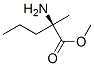 D-Norvaline, 2-methyl-, methyl ester (9CI) Struktur