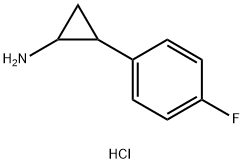 [2-(4-Fluorophenyl)cyclopropyl]aMine hydrochloride Struktur