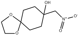 8-(nitromethyl)-1,4-dioxaspiro[4.5]decan-8-ol Struktur