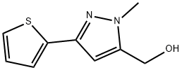 (1-METHYL-3-THIEN-2-YL-1H-PYRAZOL-5-YL)METHANOL Struktur