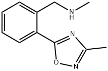 n-methyl[2-(3-methyl-1,2,4-oxadiazol-5-yl)phenyl]methylamine Struktur