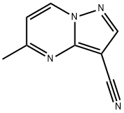 Pyrazolo[1,5-a]pyrimidine-3-carbonitrile,  5-methyl- Struktur