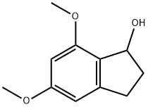 2,3-DIHYDRO-5,7-DIMETHOXY-1H-INDEN-1-OL Struktur