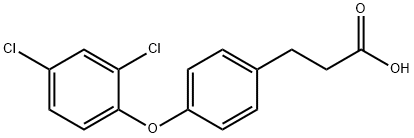 3-(4-(2,4-DICHLOROPHENOXY)PHENYL)PROPANOIC ACID Struktur