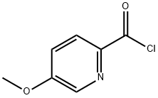 2-Pyridinecarbonyl chloride, 5-methoxy- (9CI) Struktur