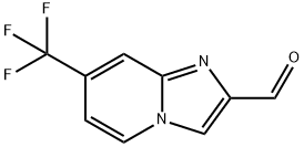 IMidazo[1,2-a]pyridine-2-carboxaldehyde, 7-(trifluoroMethyl)- Struktur