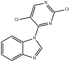 1-(2,5-Dichloropyrimidin-4-yl)-1H-benzo[d]imidazole Struktur