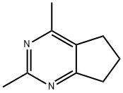 5H-Cyclopentapyrimidine, 6,7-dihydro-2,4-dimethyl- (9CI) Struktur