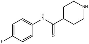 PIPERIDINE-4-CARBOXYLIC ACID (4-FLUORO-PHENYL)-AMIDE Struktur