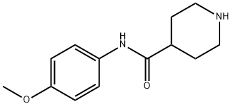 PIPERIDINE-4-CARBOXYLIC ACID (4-METHOXY-PHENYL)-AMIDE Struktur