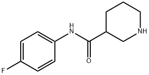 PIPERIDINE-3-CARBOXYLIC ACID (4-FLUORO-PHENYL)-AMIDE Struktur