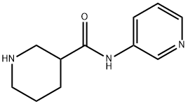 PIPERIDINE-3-CARBOXYLIC ACID PYRIDIN-3-YLAMIDE Struktur