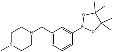 3-(4-Methyl-1-piperazinylmethyl)benzeneboronic acid pinacol ester, 97% Struktur