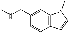 N-METHYL-N-[(1-METHYL-1H-INDOL-6-YL)METHYL]AMINE Struktur