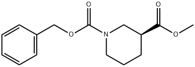 (S)-Methyl 1-Cbz-piperidine-3-carboxylate Struktur