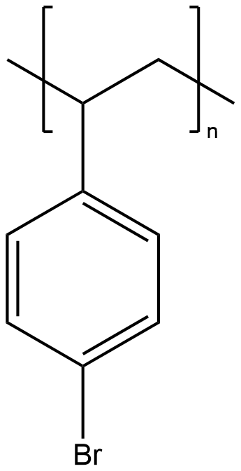 Brominated polystyrene  Struktur