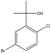 2-(5-bromo-2-chlorophenyl)propan-2-ol Struktur