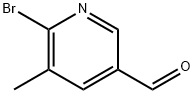 2-Bromo-5-formyl-3-methylpyridine Struktur