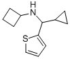 1-Cyclopropyl-1-(2-thienyl)-N-cyclobutylmethanamine Struktur