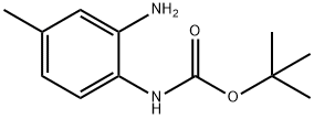 (2-AMINO-4-METHYL-PHENYL)-CARBAMIC ACID TERT-BUTYL ESTER Struktur