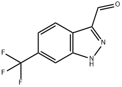 6-TRIFLUOROMETHYL-1H-INDAZOLE-3-CARBALDEHYDE Struktur