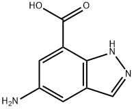 5-氨基-7-羧基-1H-吲唑 結(jié)構(gòu)式