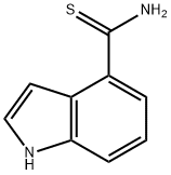 1H-INDOLE-4-CARBOTHIOIC ACID AMIDE Struktur