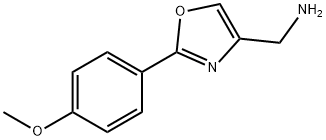 C-[2-(4-METHOXY-PHENYL)-OXAZOL-4-YL]-METHYLAMINE Struktur