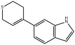 6-(3,6-DIHYDRO-2H-THIOPYRAN-4-YL)-1H-INDOLE Struktur