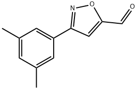 3-(3,5-DIMETHYL-PHENYL)-ISOXAZOLE-5-CARBALDEHYDE Struktur