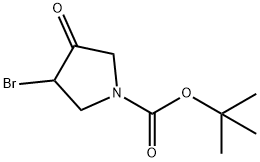 3-BROMO-4-OXO-PYRROLIDINE-1-CARBOXYLIC ACID TERT-BUTYL ESTER|3-溴-4-氧-吡咯烷-1-甲酸叔丁酯